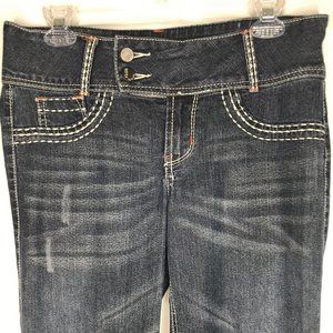 Fade to Blue Jeans sz 6 Modern Flare Stretch